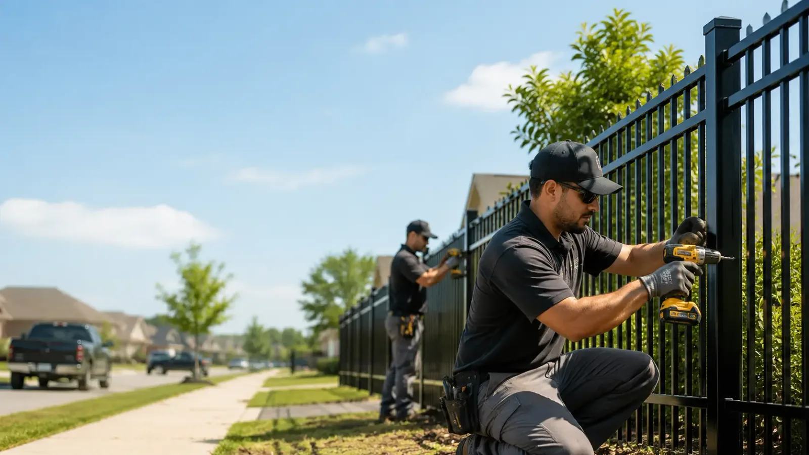 Metal Fence Installation in Fisher, AR